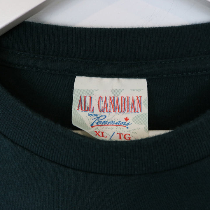 Vintage 90's All Canadian Blank Tee - XL-NEWLIFE Clothing