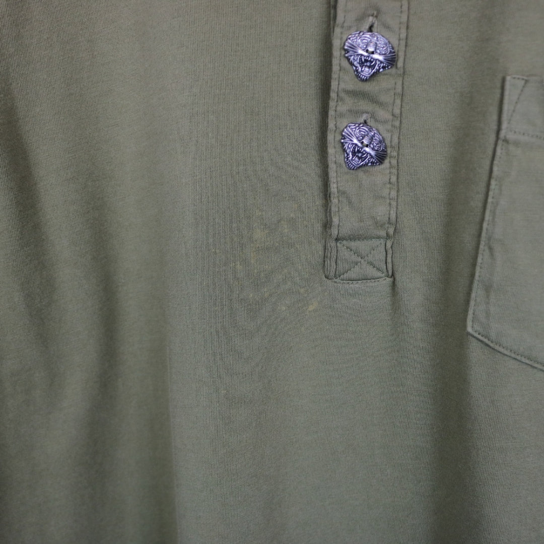 Vintage Y2K Ed Hardy Skull Polo Shirt - L-NEWLIFE Clothing