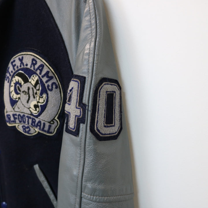 Vintage 1982 St. Francis Xavier Rams Varsity Jacket - S/M-NEWLIFE Clothing