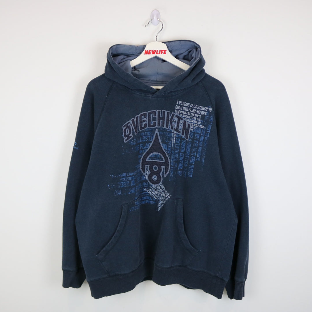 Y2K Alexander Ovechkin Roger Edwards CCM Hoodie - XL-NEWLIFE Clothing
