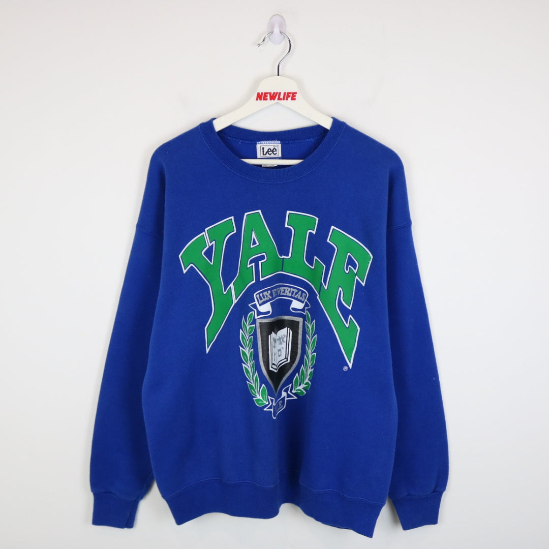 Vintage 90's Yale University Crewneck - M-NEWLIFE Clothing
