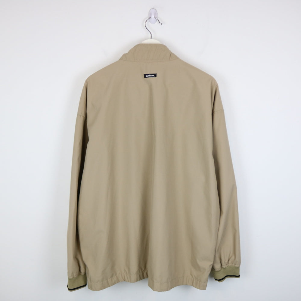 Vintage 00's Wilson Quarter Zip Pullover Windbreaker - L-NEWLIFE Clothing