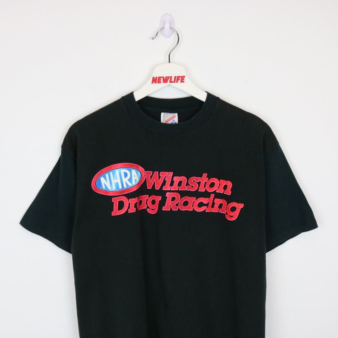 Vintage 90's Winston Drag Racing Tee - M-NEWLIFE Clothing