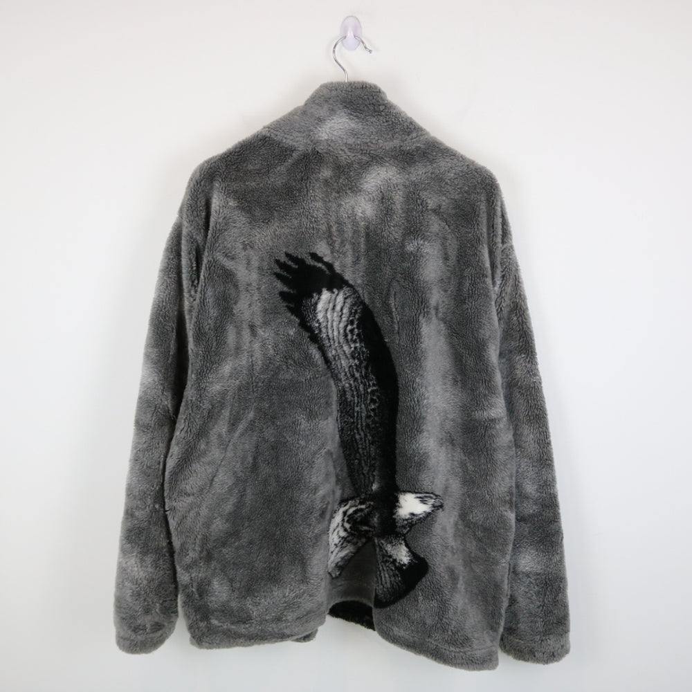 Vintage 90's Eagle Nature Fleece Jacket - XL-NEWLIFE Clothing
