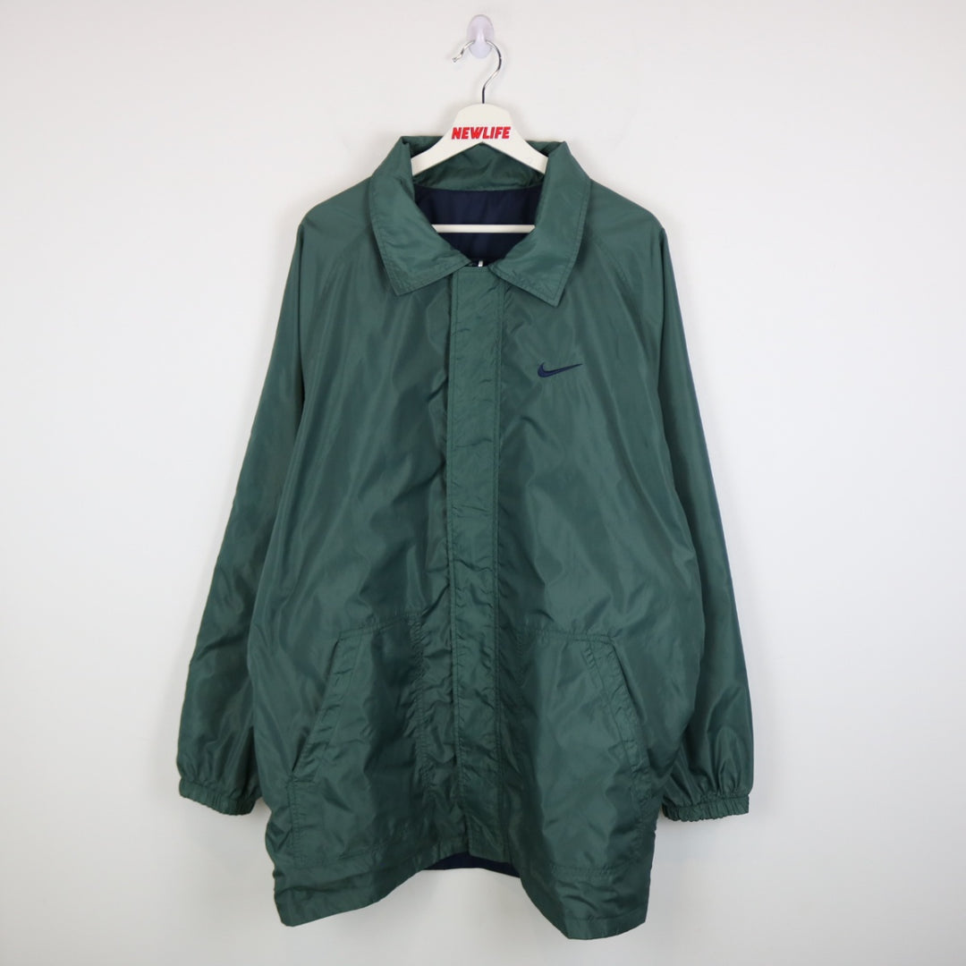 Vintage 90's Nike Windbreaker Parka Jacket - XL-NEWLIFE Clothing