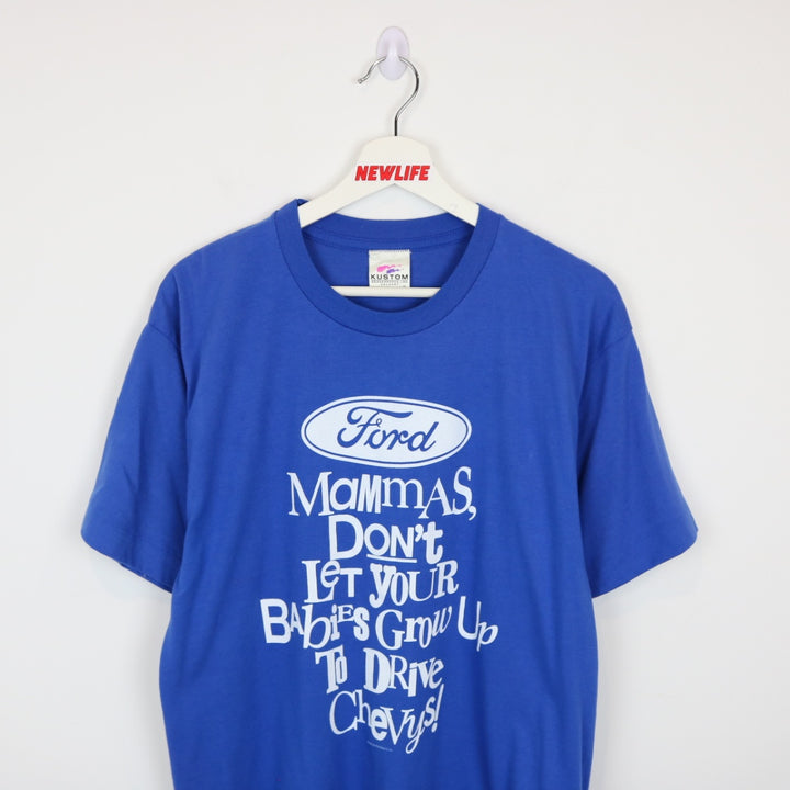 Vintage 1991 Don't Drive Chevy's Ford Tee - M-NEWLIFE Clothing