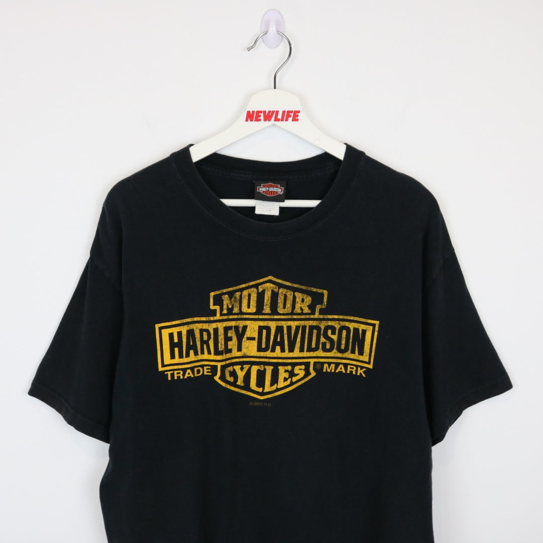 2011 Harley Davidson Great Falls Montana Tee - L-NEWLIFE Clothing