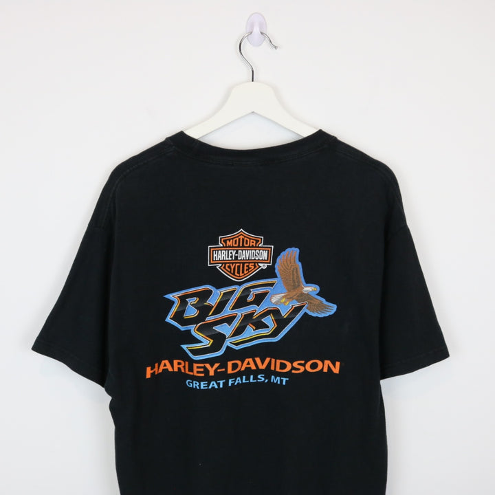 2011 Harley Davidson Great Falls Montana Tee - L-NEWLIFE Clothing