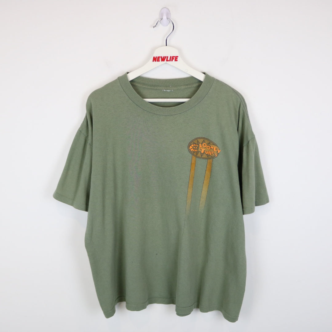 Vintage 90's Looney Tunes Taz Skateboarding Tee - XL-NEWLIFE Clothing