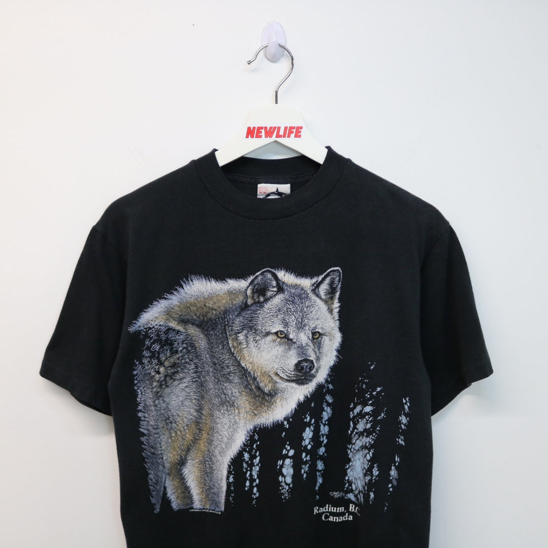 Vintage 1990 Radium Wolf Nature Tee - S-NEWLIFE Clothing