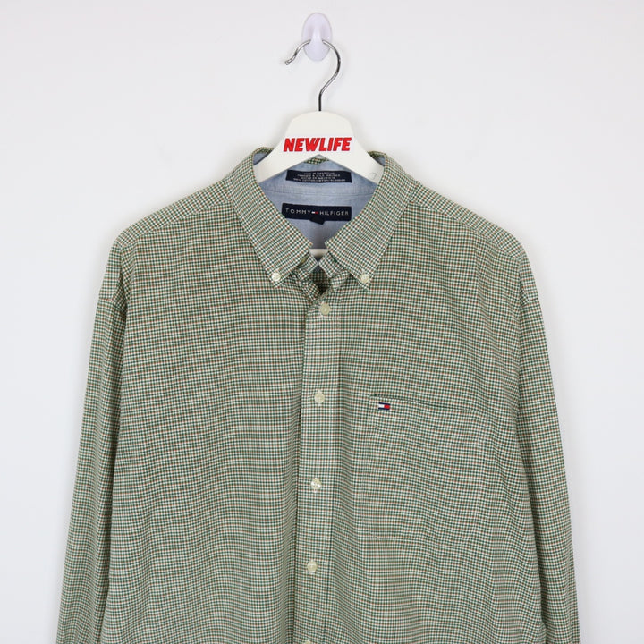 Vintage Tommy Hilfiger Plaid Button Up - L-NEWLIFE Clothing