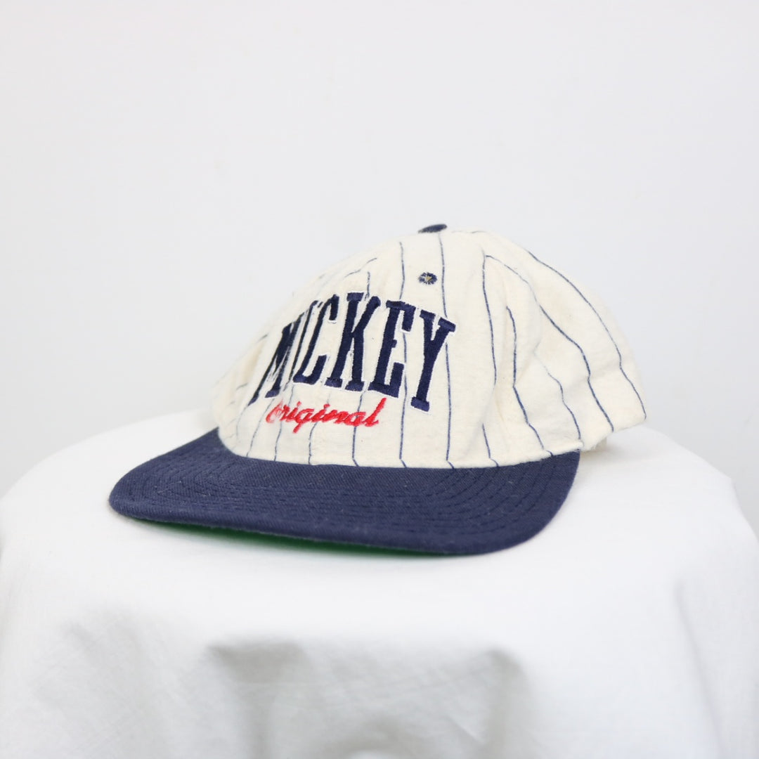 Vintage 80's Disney Mickey Striped Hat - OS-NEWLIFE Clothing