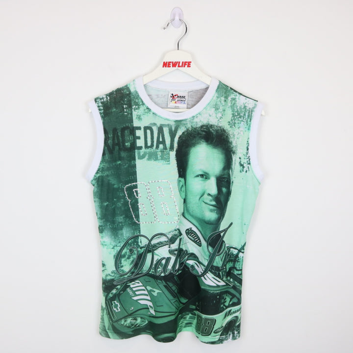 Vintage 00's Dale Jr. Nascar Racing Tank Top - M-NEWLIFE Clothing