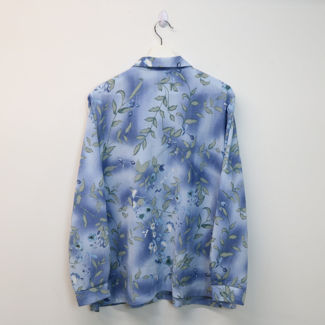 Vintage 90's Floral Print Button Up - L-NEWLIFE Clothing