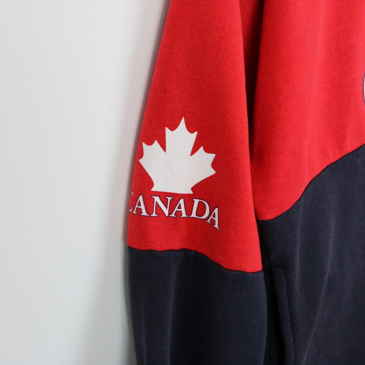 Vintage 90's Canada Quarter Zip Sweater - M-NEWLIFE Clothing