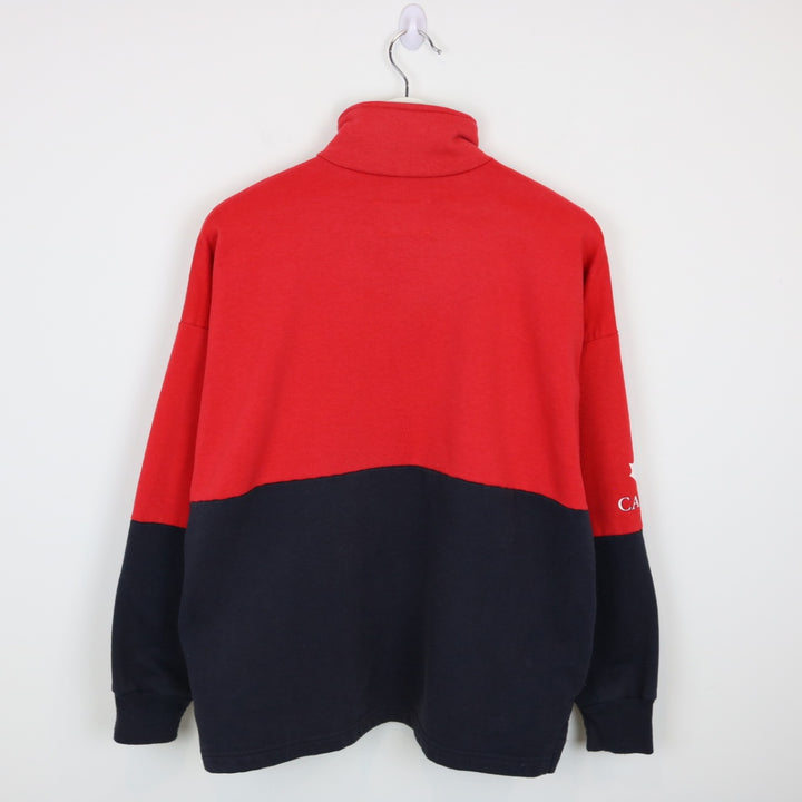 Vintage 90's Canada Quarter Zip Sweater - M-NEWLIFE Clothing