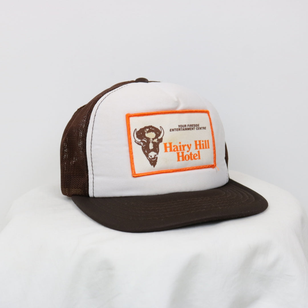 Vintage 80's Hairy Hill Hotel Trucker Hat - OS-NEWLIFE Clothing