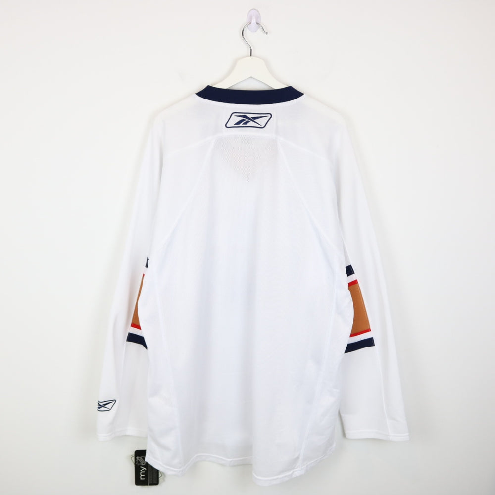 Vintage 00's NWT Edmonton Oilers Reebok NHL Jersey - XL NEWLIFE Clothing Vintage 00's NWT Edmonton Oilers Reebok NHL Jersey - XL NEWLIFE Clothing