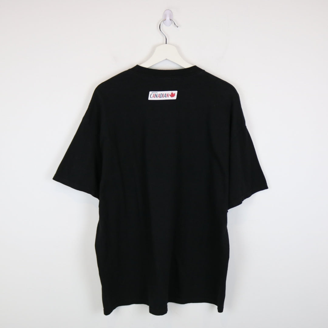 Vintage 2004 Molson Canadian Beer Long Necks Tee - XL-NEWLIFE Clothing