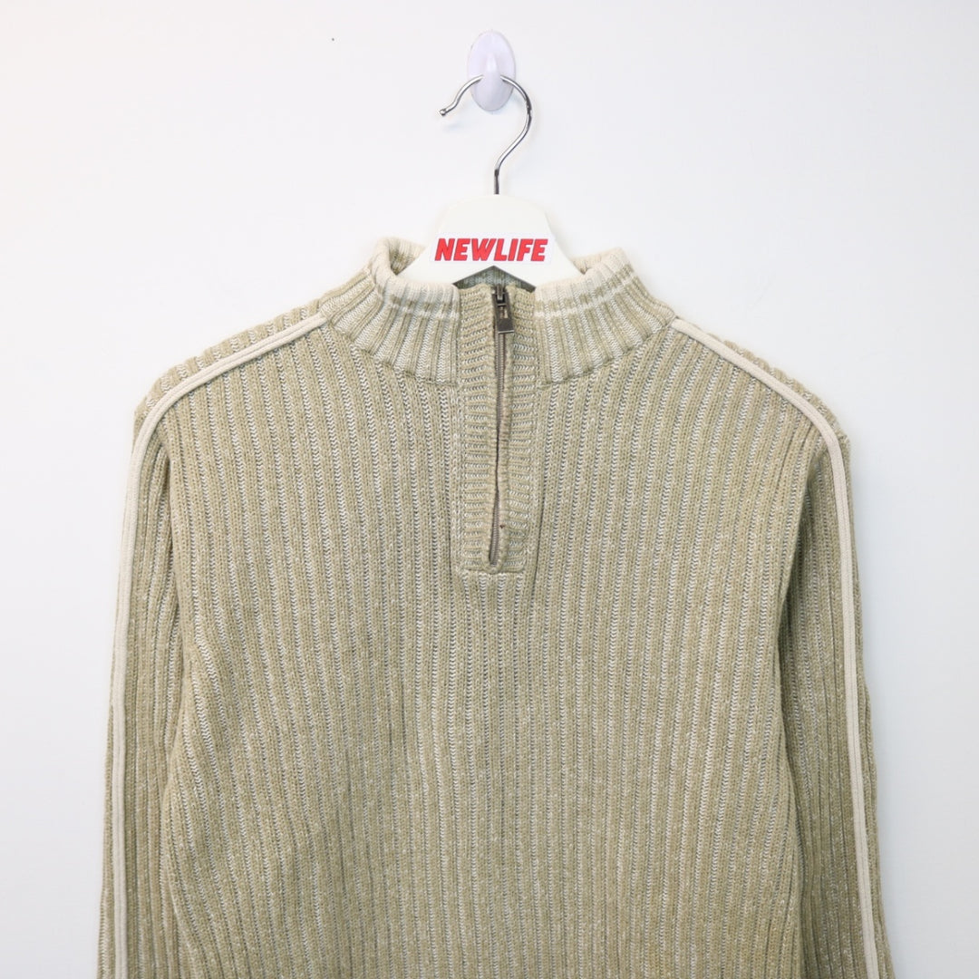 Vintage Point Zero Quarter Zip Knit Sweater - S-NEWLIFE Clothing