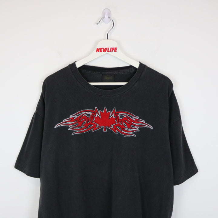 Vintage 1999 Canada Flame Tee - XL-NEWLIFE Clothing