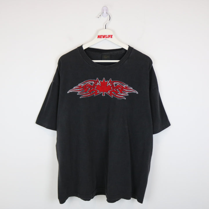 Vintage 1999 Canada Flame Tee - XL-NEWLIFE Clothing
