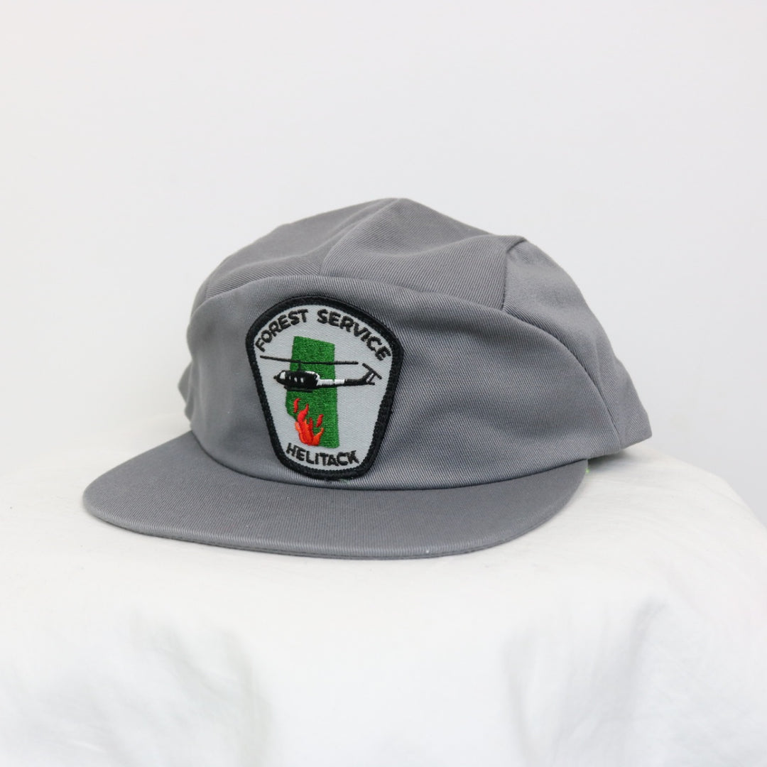 Vintage 80's Forest Services Helitack 5 Panel Hat - OS-NEWLIFE Clothing