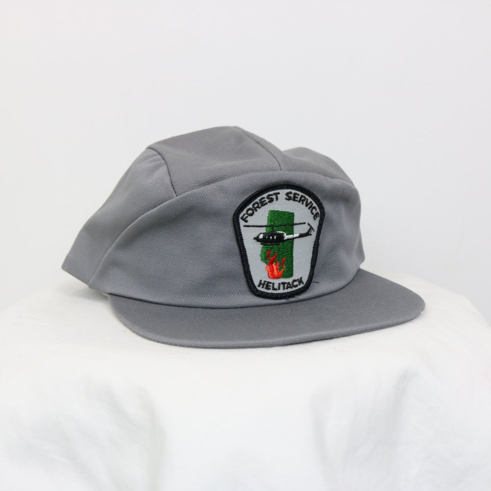 Vintage 80's Forest Services Helitack 5 Panel Hat - OS-NEWLIFE Clothing