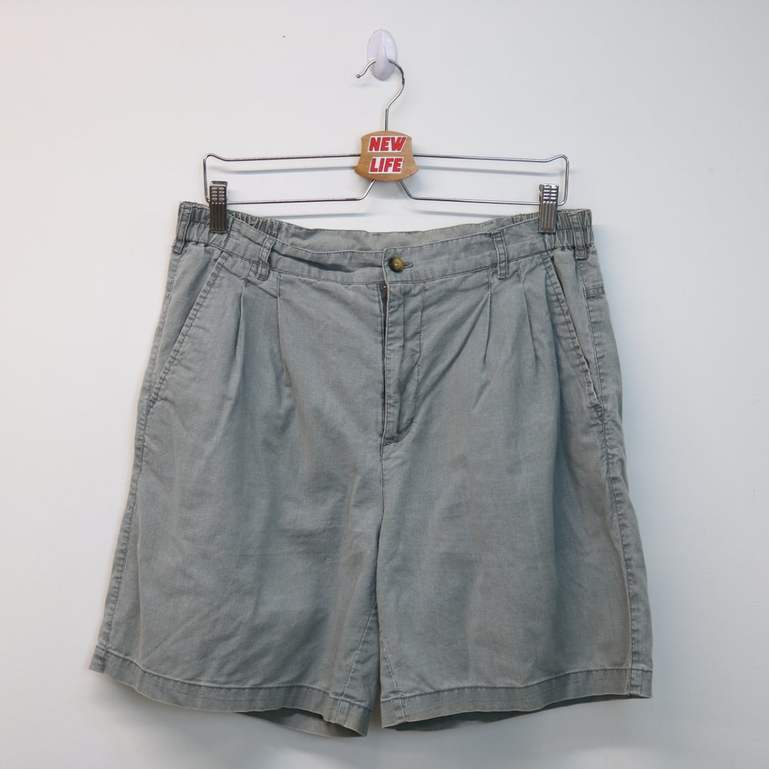 Vintage Pine Point Pleated Shorts - 34"-NEWLIFE Clothing