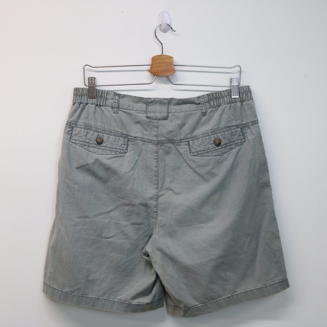 Vintage Pine Point Pleated Shorts - 34"-NEWLIFE Clothing