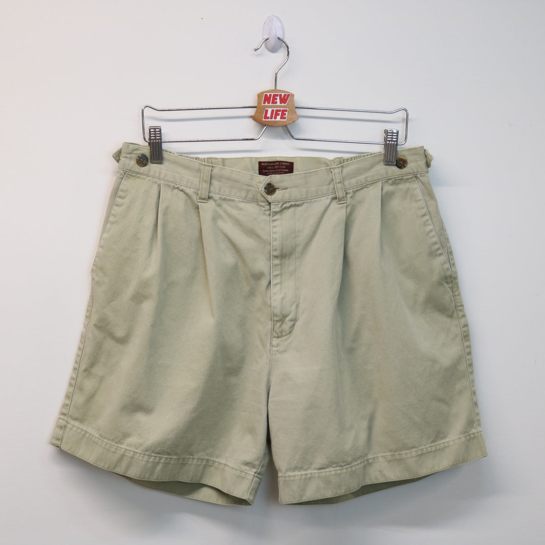 Vintage North Woods Pleated Shorts - 33/36"-NEWLIFE Clothing