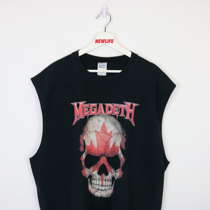 Vintage 00's Megadeth Canada Skull Tank Top - XXL-NEWLIFE Clothing