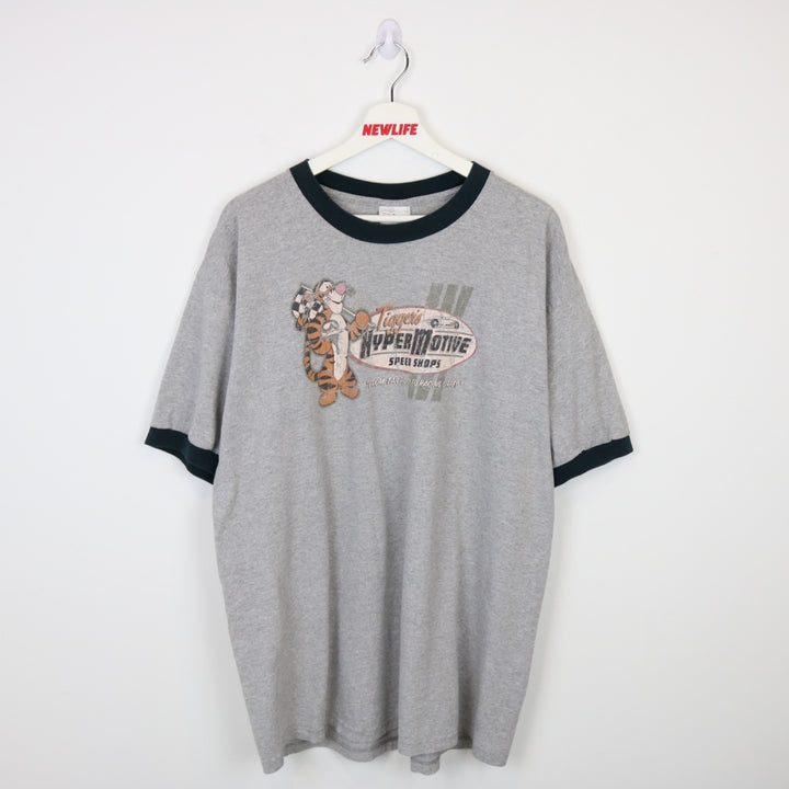 Vintage 90's Disney Tigger Racing Tee - XL-NEWLIFE Clothing