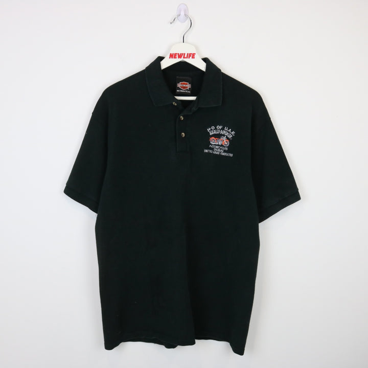 Vintage Harley Davidson Dubai Polo Shirt - M-NEWLIFE Clothing