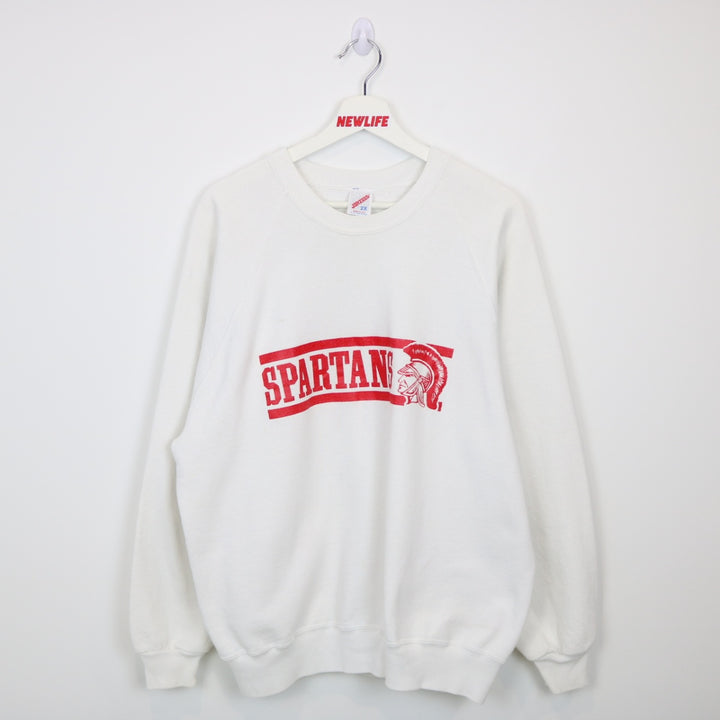 Vintage 90's Spartans Crewneck - L-NEWLIFE Clothing