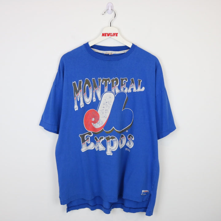 Vintage 1990 Montreal Expos Tee - XL-NEWLIFE Clothing