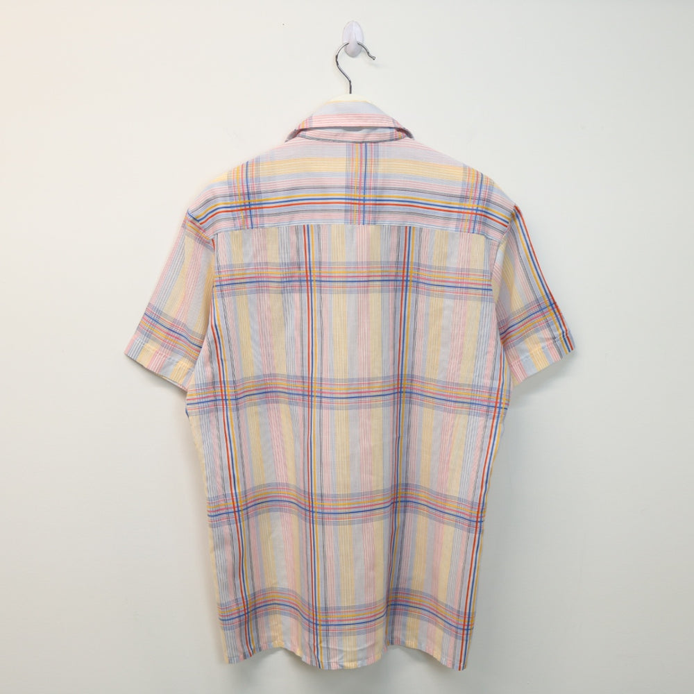 Vintage 90's Striped Short Sleeve Button Up - L-NEWLIFE Clothing