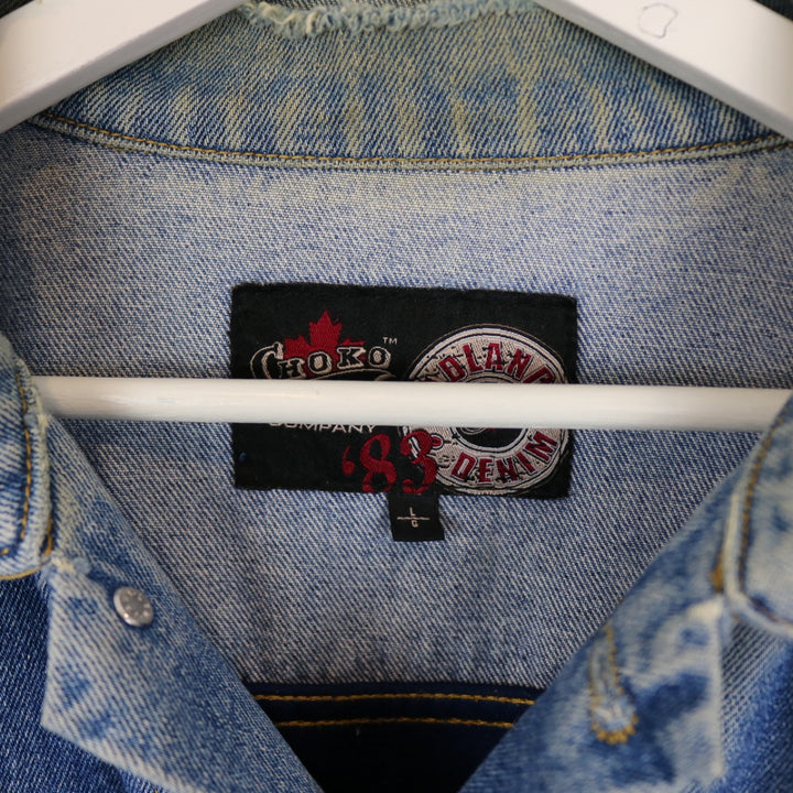 Vintage 2006 Chevrolet Road Trip Denim Jacket - XL-NEWLIFE Clothing