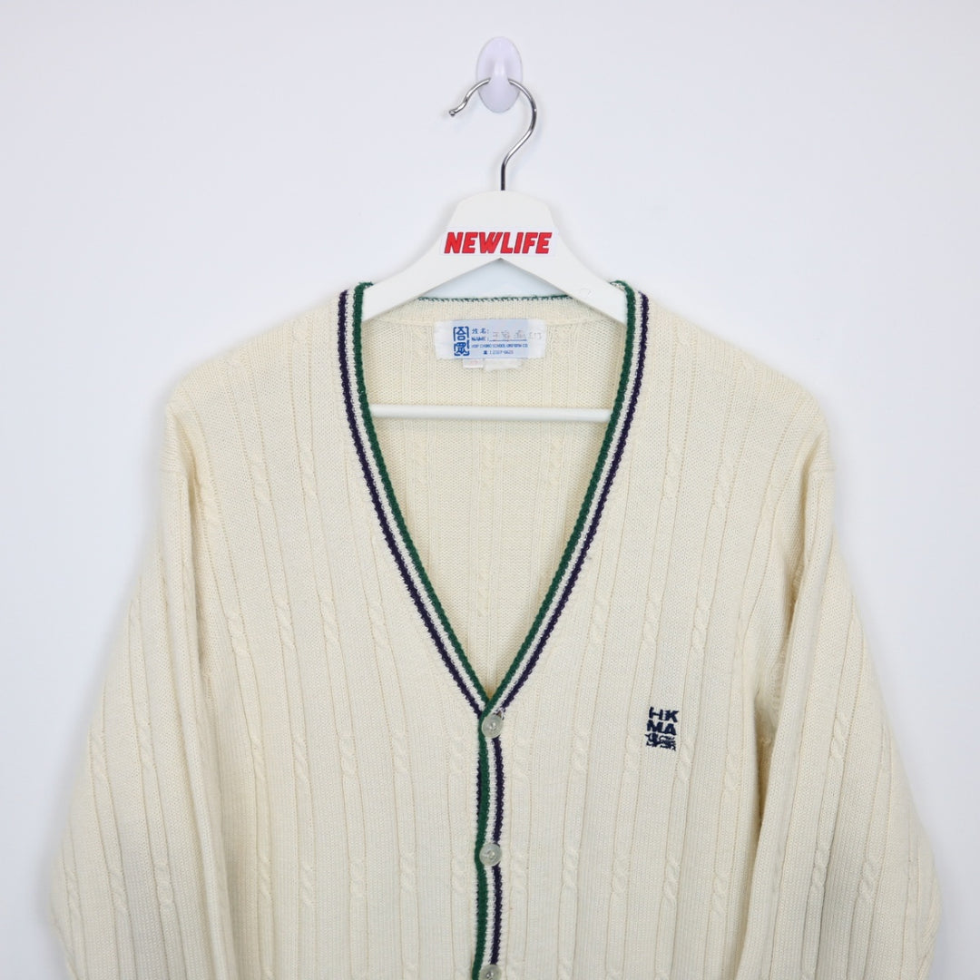 Vintage HKMA Knit Cardigan Sweater - S-NEWLIFE Clothing