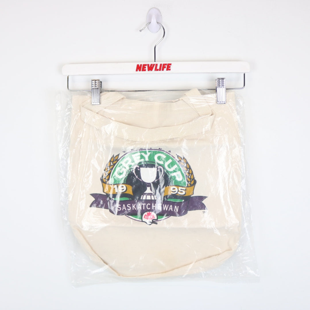 Vintage 1995 Regina Grey Cup Tote Bag - OS-NEWLIFE Clothing