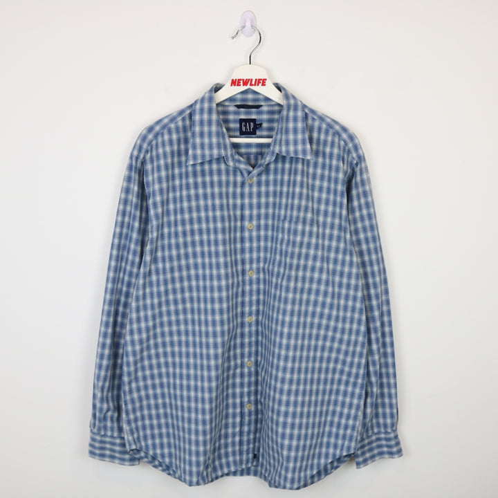 Vintage 2002 GAP Plaid Button Up - L-NEWLIFE Clothing