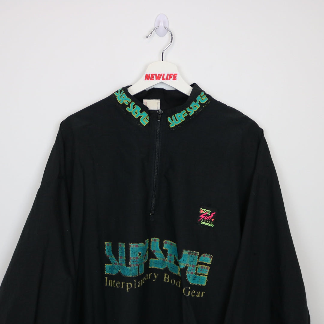 Vintage 90's Surf Style Quarter Zip Jacket - XXL-NEWLIFE Clothing