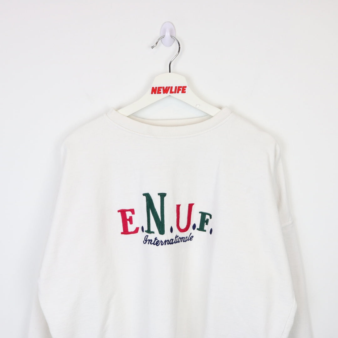 Vintage 90's Enuf International Crewneck - L-NEWLIFE Clothing