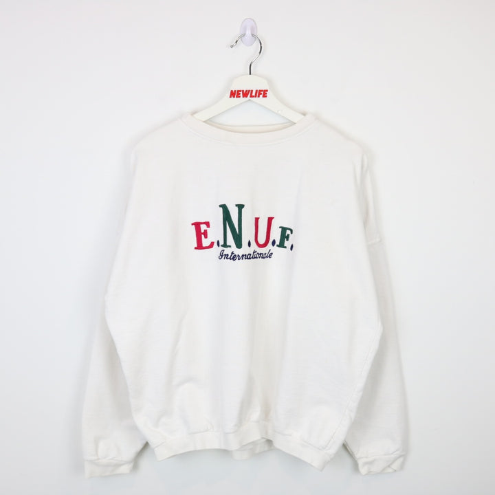 Vintage 90's Enuf International Crewneck - L-NEWLIFE Clothing