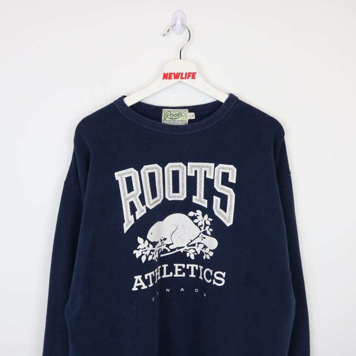 VIntage 90's Roots Athletics Crewneck - L-NEWLIFE Clothing