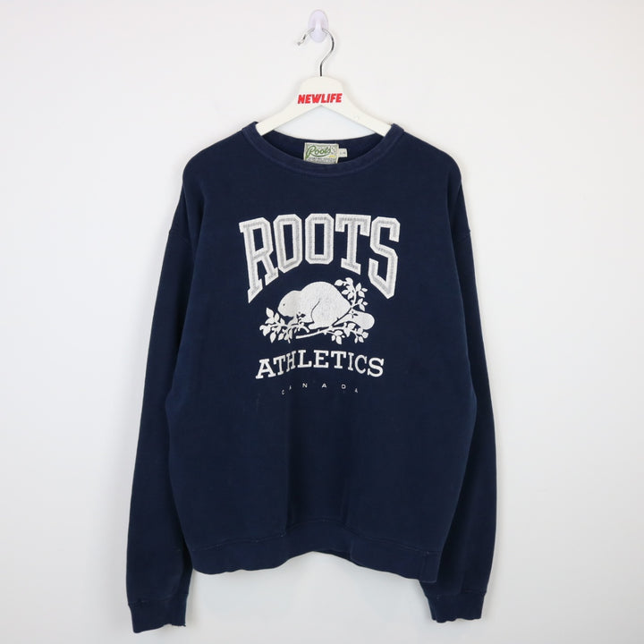 VIntage 90's Roots Athletics Crewneck - L-NEWLIFE Clothing