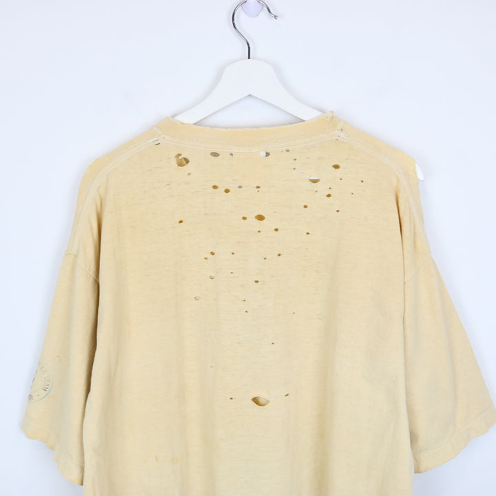 Vintage 90's Wildlife at Risk Polar Bear Thrashed Tee - XL-NEWLIFE Clothing