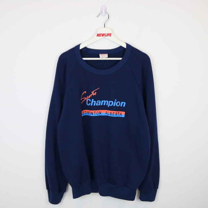 Vintage 80's Sports Champion Crewneck - M-NEWLIFE Clothing