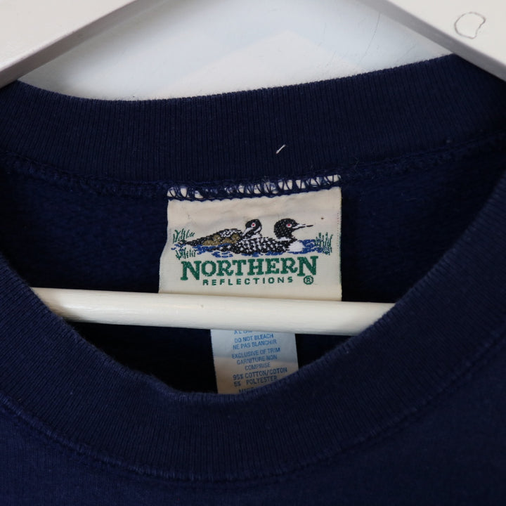 Vintage 90's Northern Wilderness Nature Crewneck - L-NEWLIFE Clothing