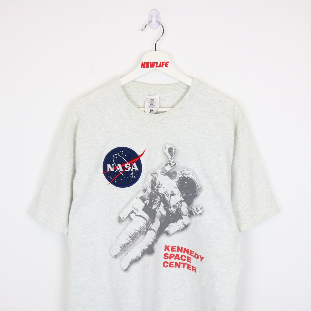 Vintage 90's NASA Kennedy Space Center Astronaut Tee - L-NEWLIFE Clothing